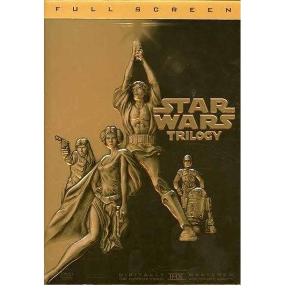 Star Wars Original Trilogy DVD 2004 4 Disc Full Screen Collection Box Set Bonus